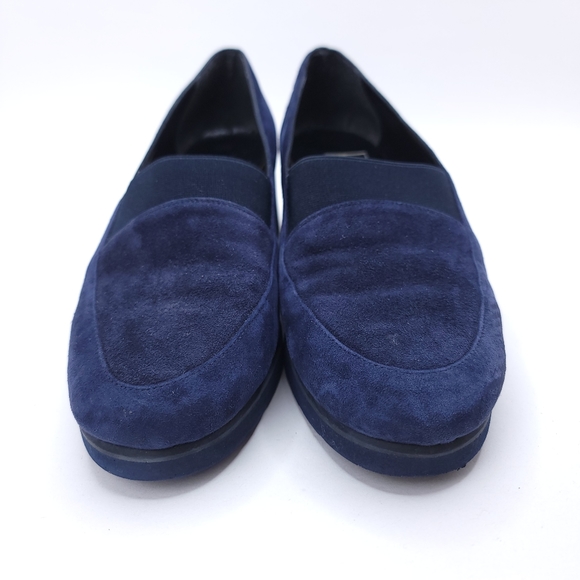 Andre Assous Featherweights Blue Suede Slip On Shoes Size 7 - Picture 4 of 9